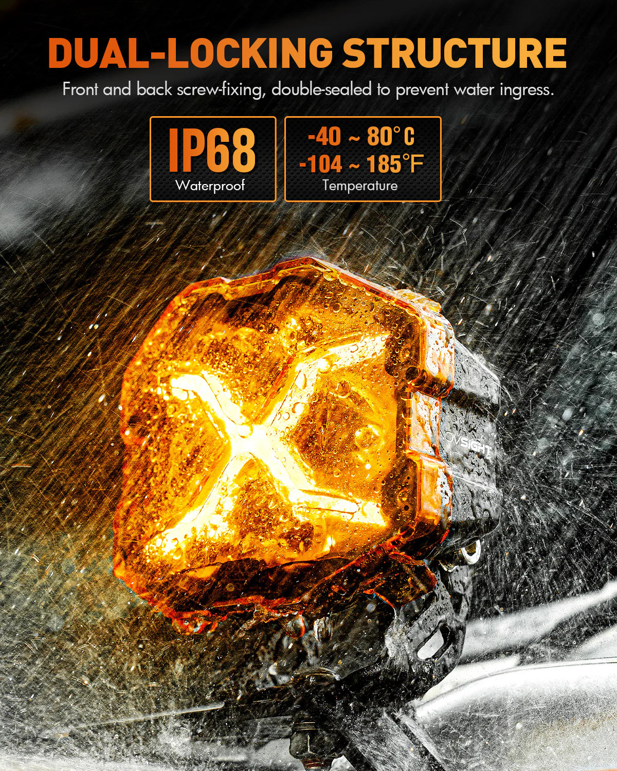 X-Series | 4インチ LED Pod Light X-Line DRL Driving Beam