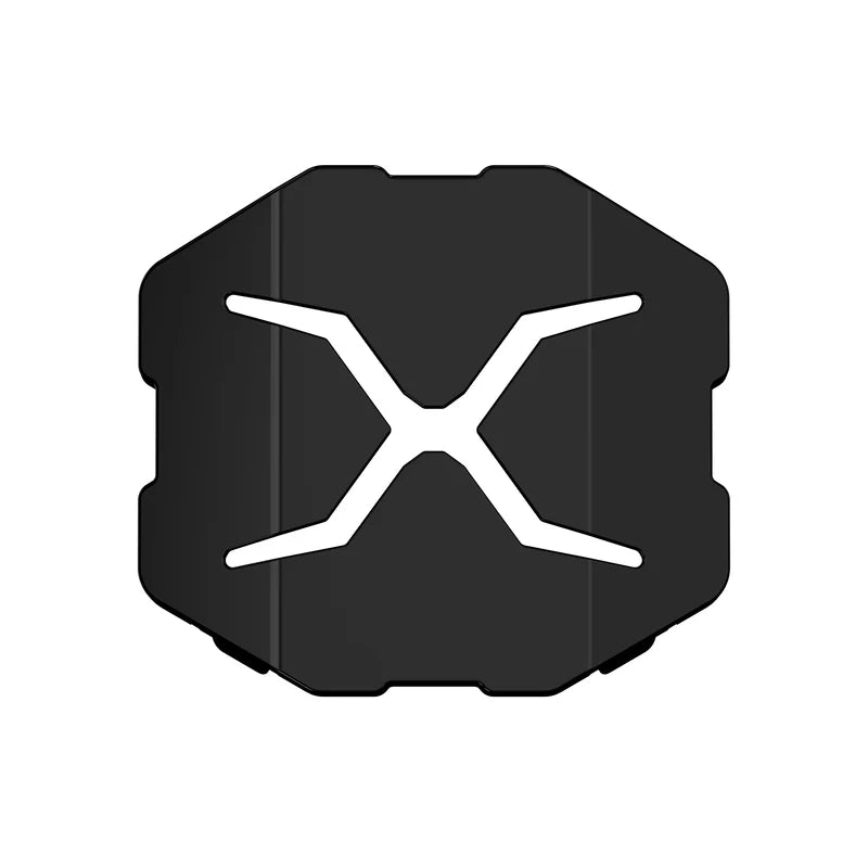 X Series 4インチ LED Pod Light Black Amber Shield Cover (2pcs/Set)