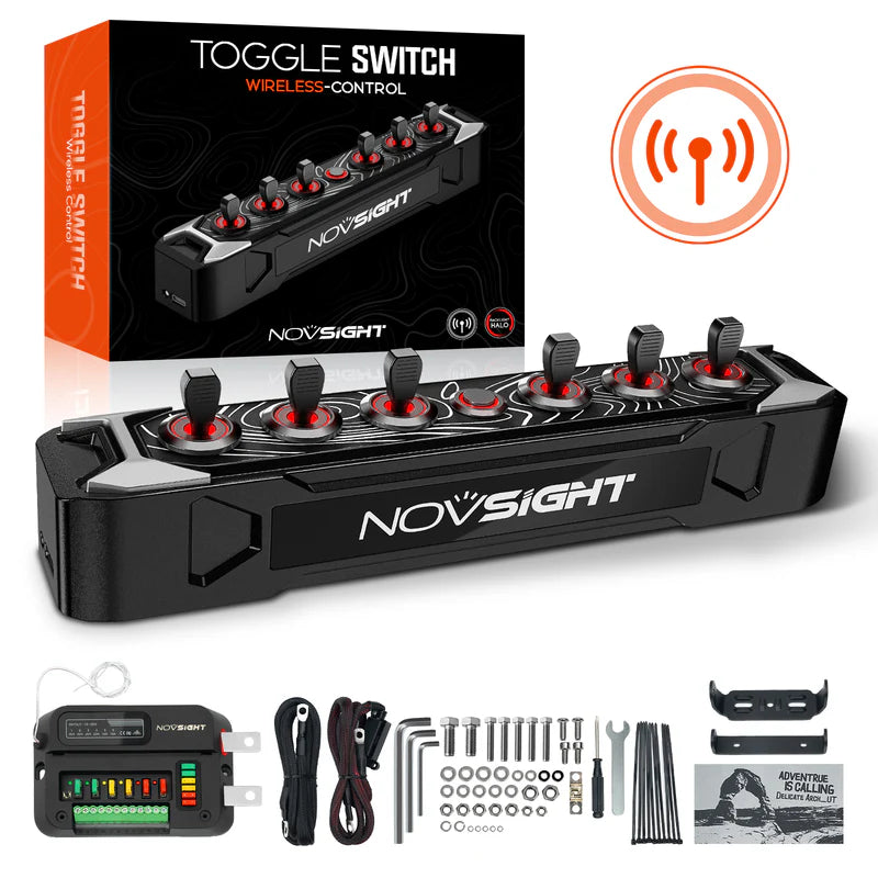 CYBER Series 6ギャング Toggle Switch Wireless-Control
