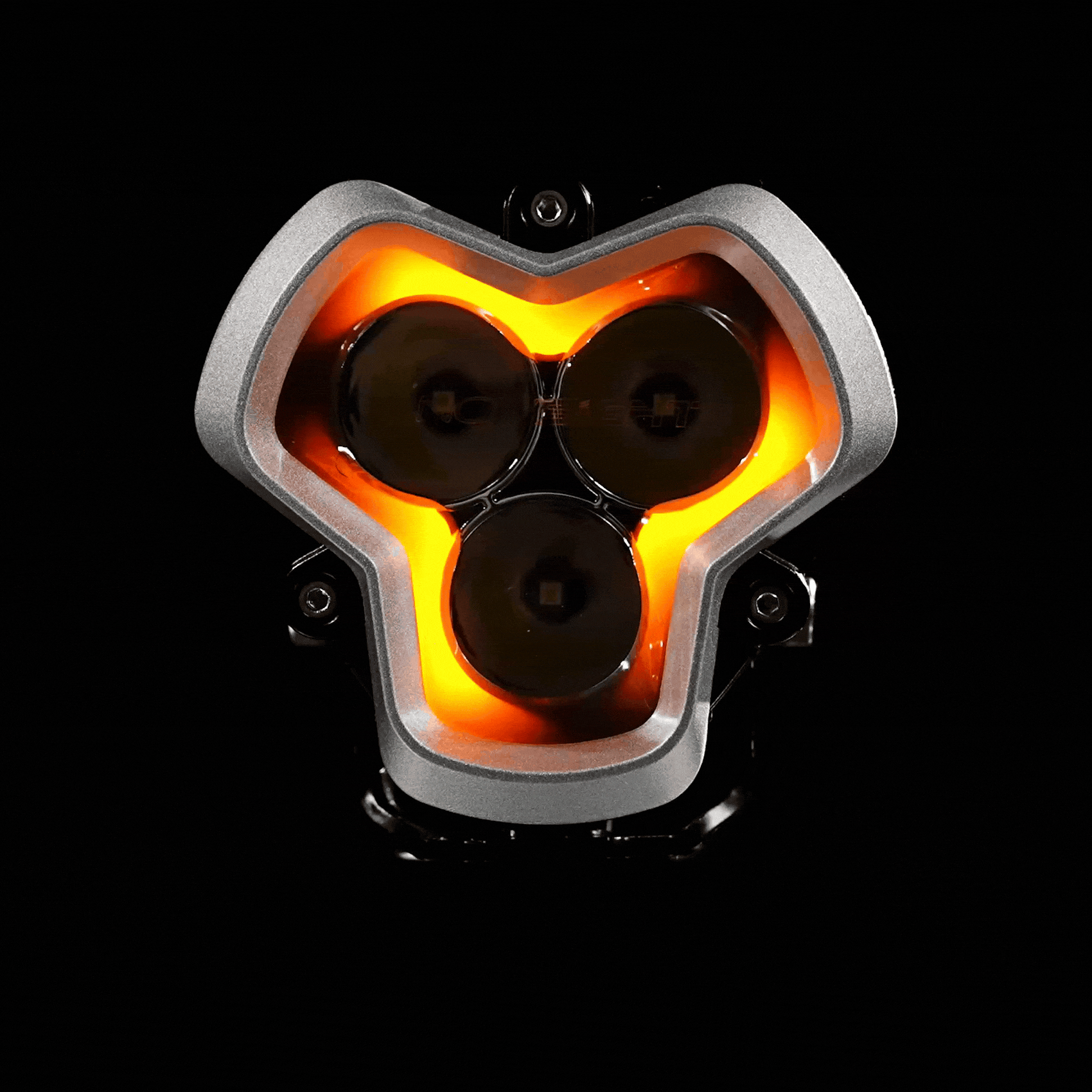 HALO Pro Series 3インチ LED Pod Lights with Dynamic DRL Modes