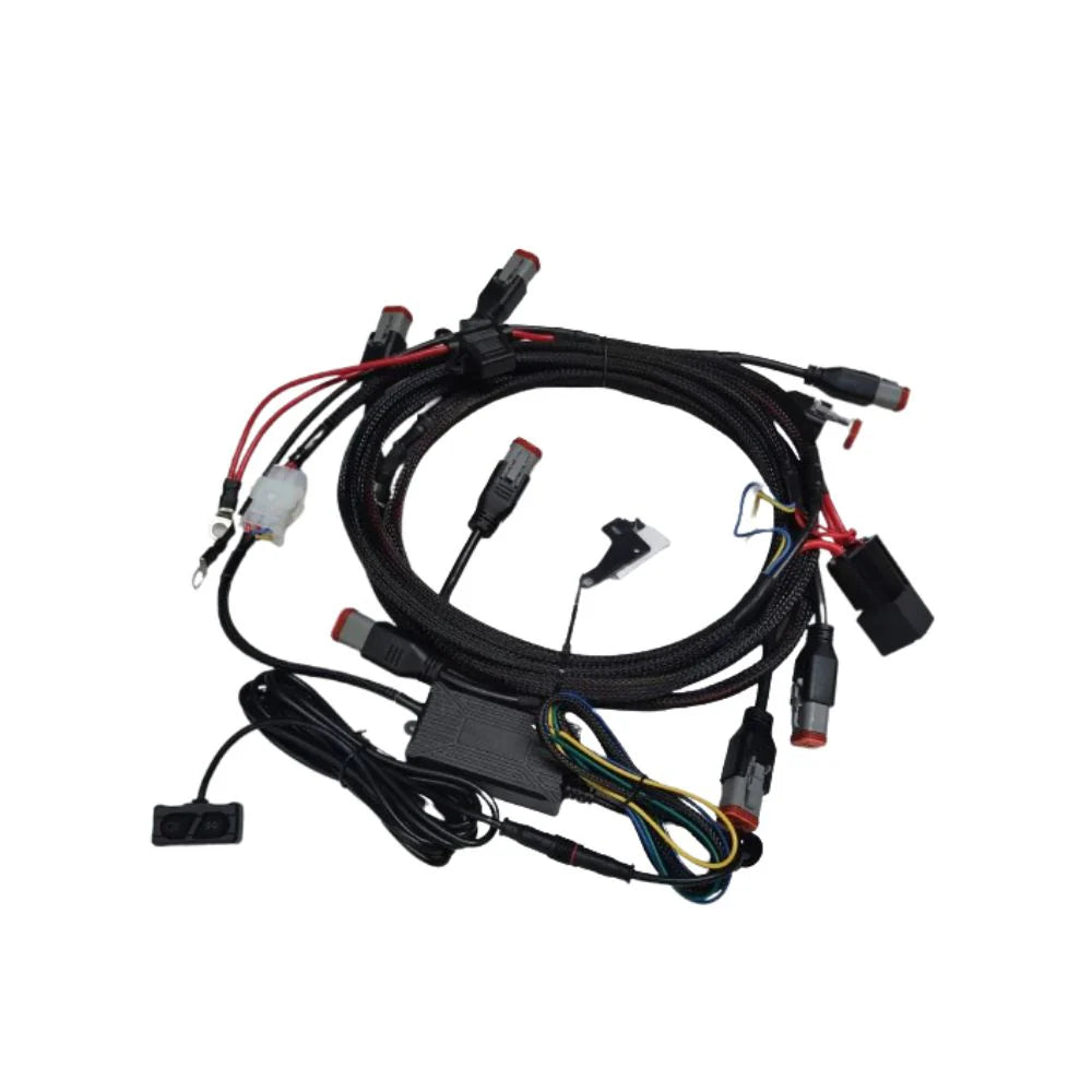 HALO Series LED Pod Lights Wiring Harness Kit One-to-Eight(1対8)