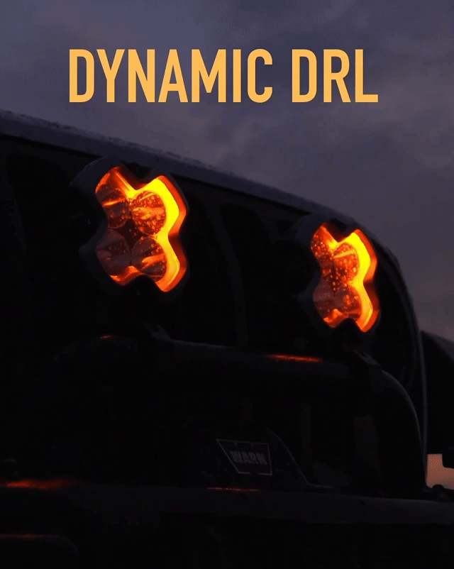 HALO Pro Series 6インチ LED Pod Lights with Dynamic DRL Modes