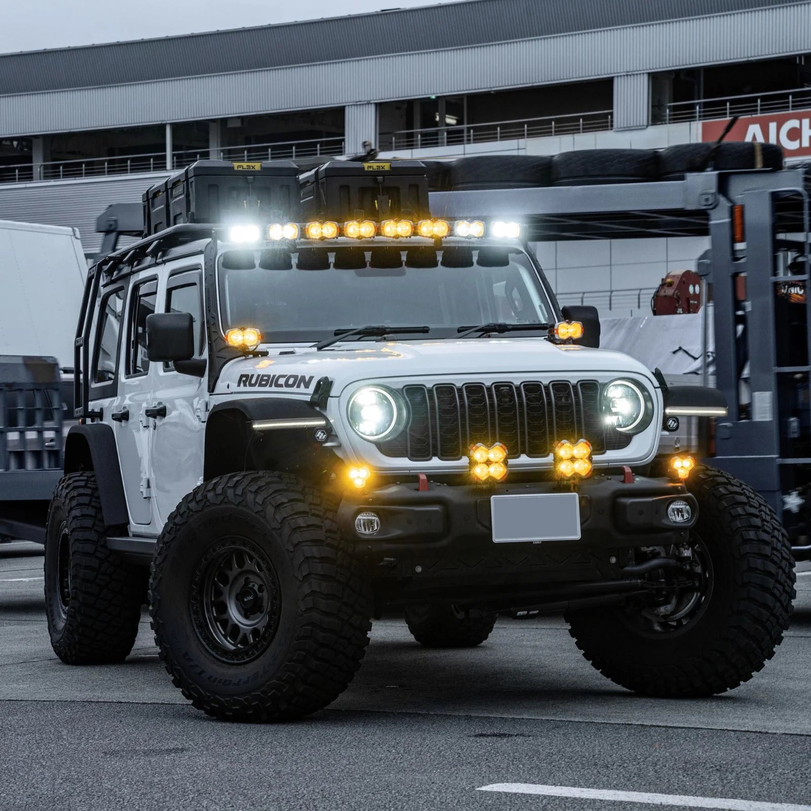 HALO Series 4.5インチ Pod Lights Combined LED Light Bar (52インチ)