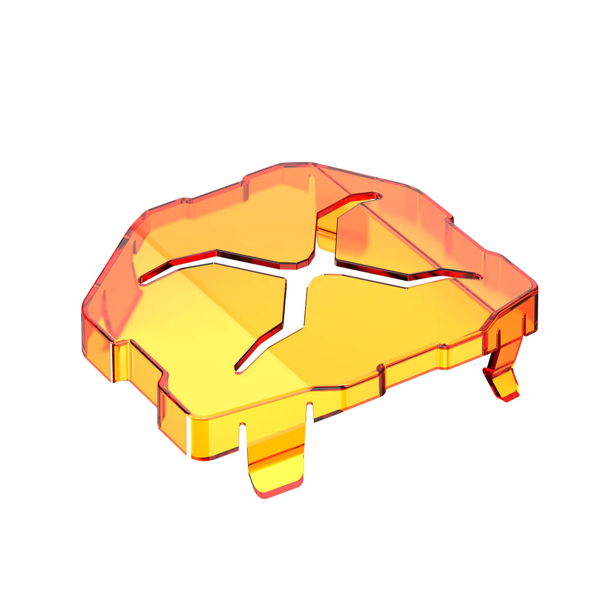 X Series 4インチ LED Pod Light Black Amber Shield Cover (2pcs/Set)