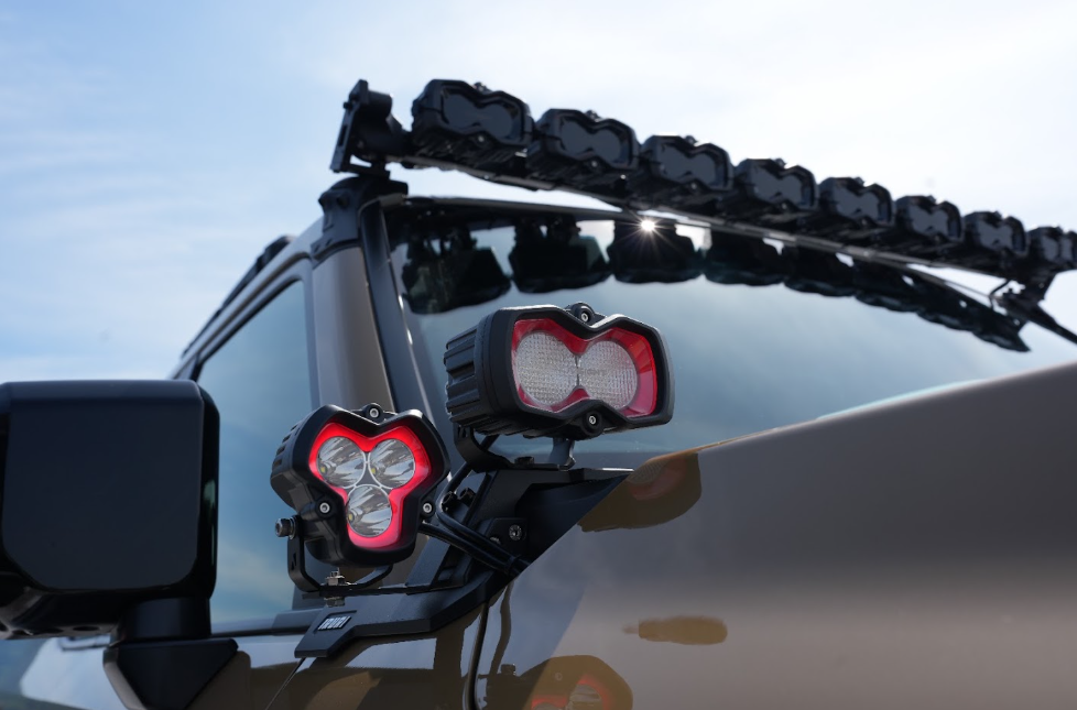 IRURI Roof Light Bar Mounts for Toyota Land Cruiser Prado LC250