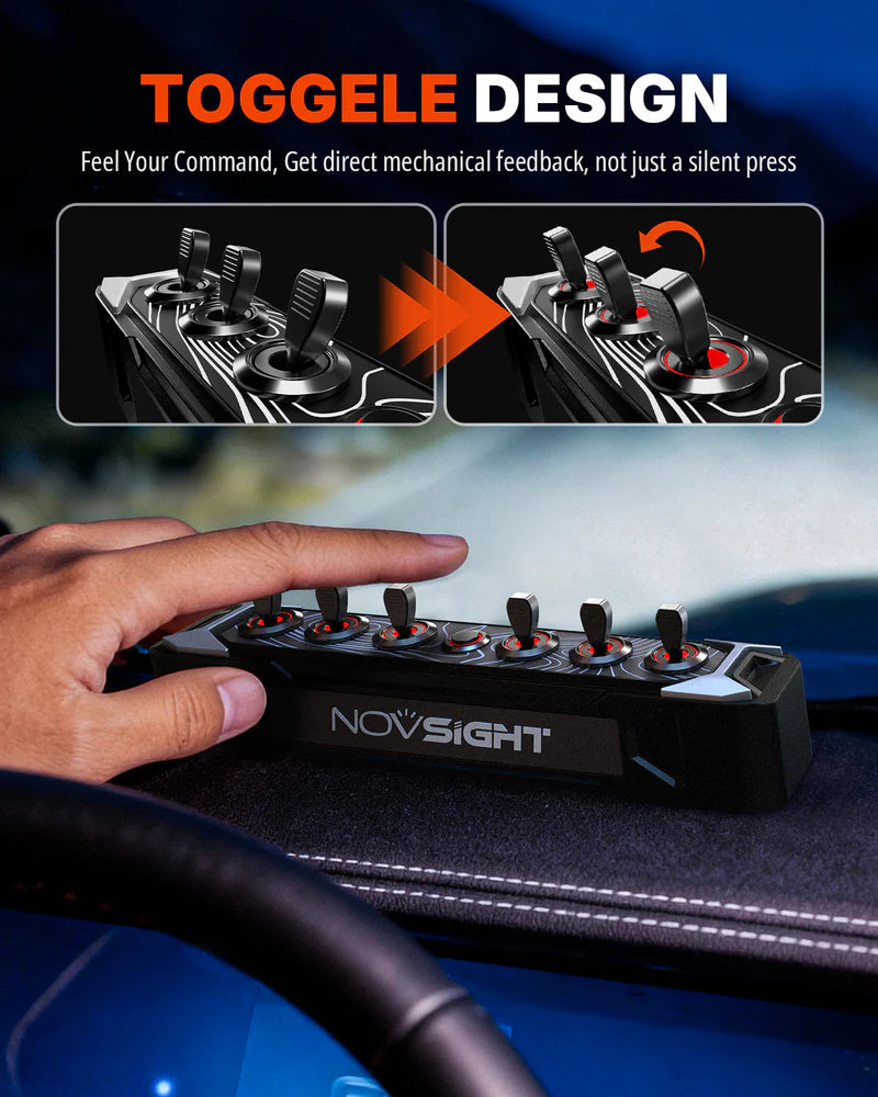 CYBER Series 6ギャング Toggle Switch Wireless-Control