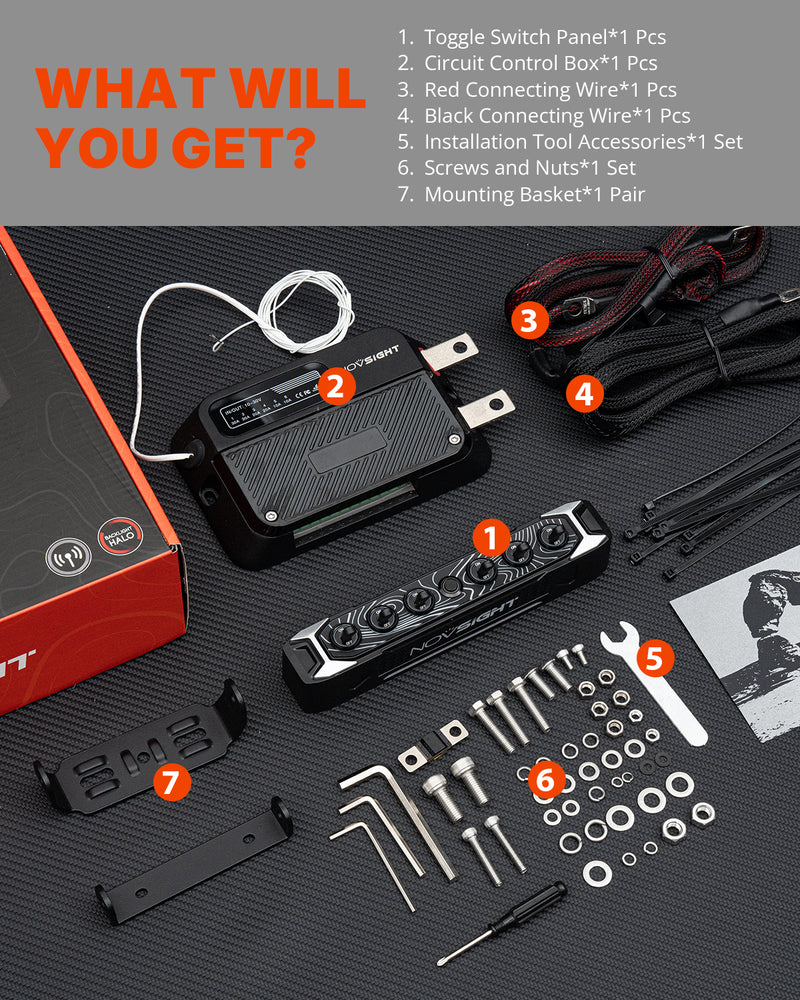 CYBER Series 6ギャング Toggle Switch Wireless-Control