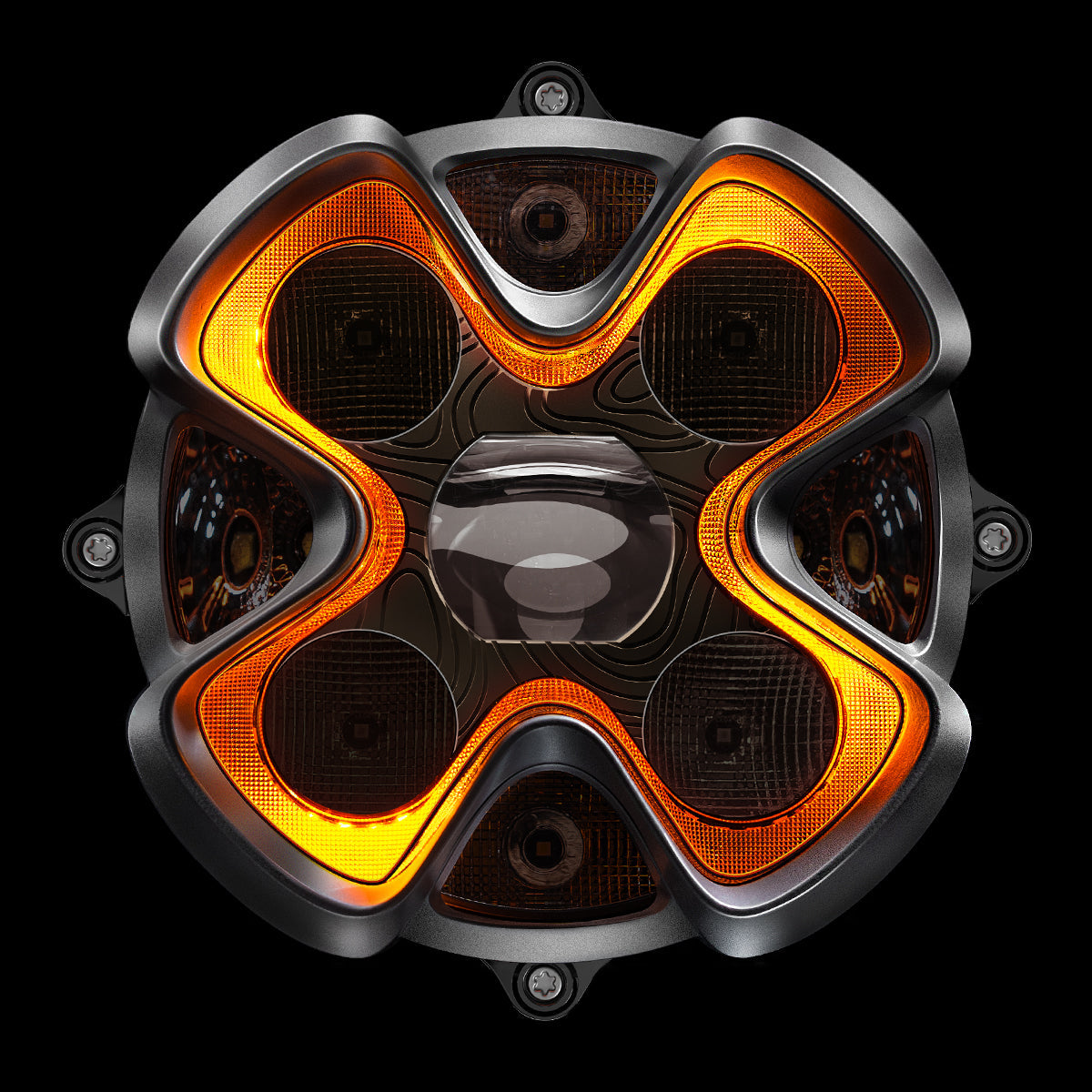 HALO Pro Series 8インチ LED Pod Lights with Dynamic DRL Modes