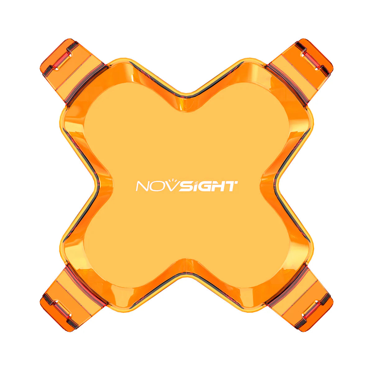 HALO 6インチ LED Pod Light Black Amber Shield Cover (2pcs/Set)