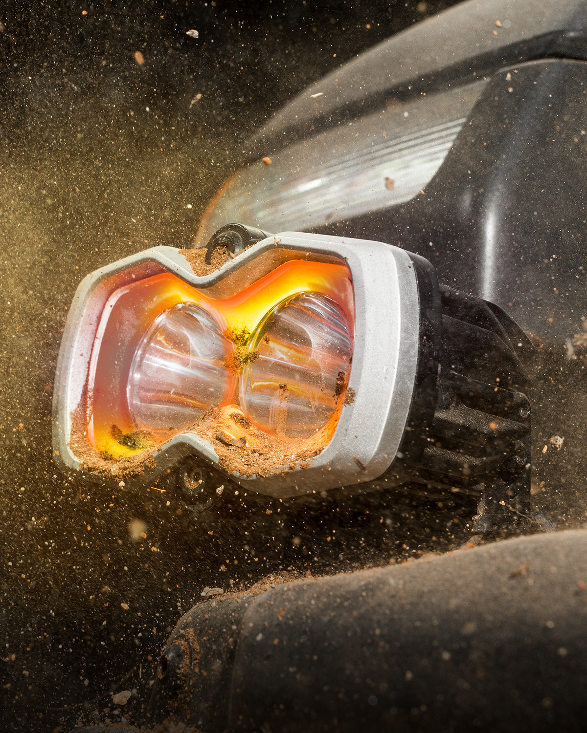 HALO Pro Series 4.5インチ LED Pod Lights with Dynamic DRL Modes