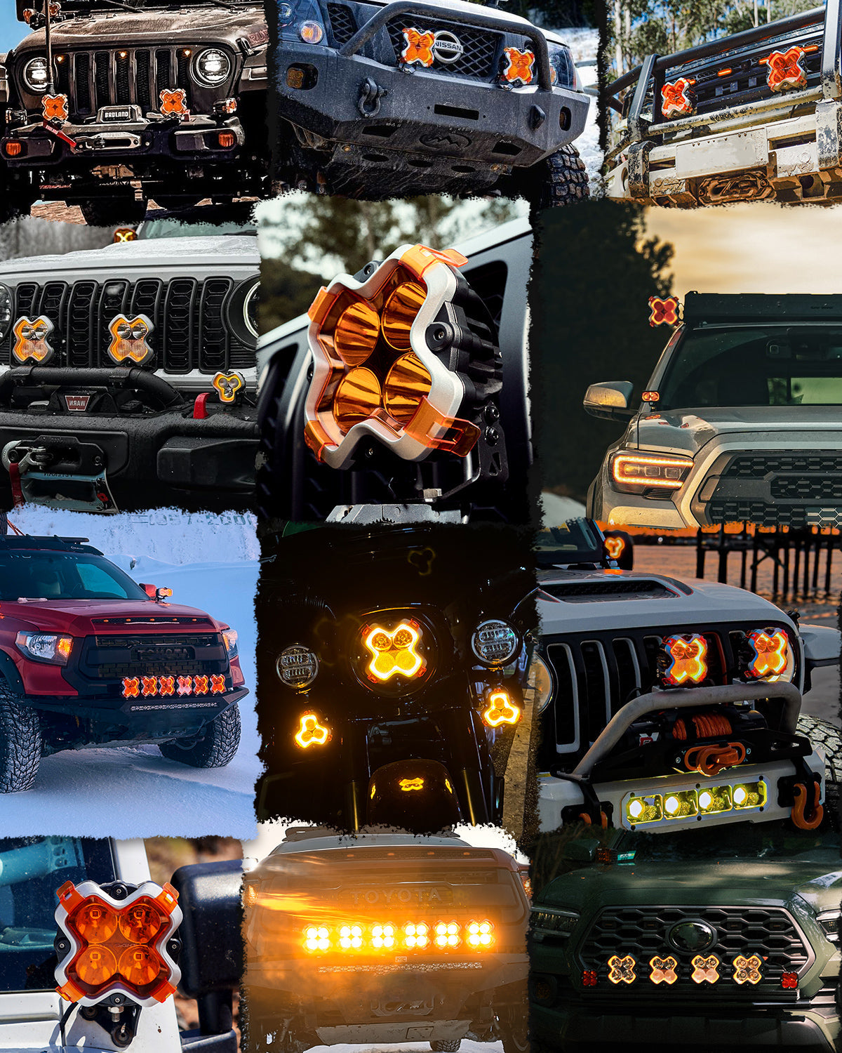 HALO Pro Series 6インチ LED Pod Lights with Dynamic DRL Modes