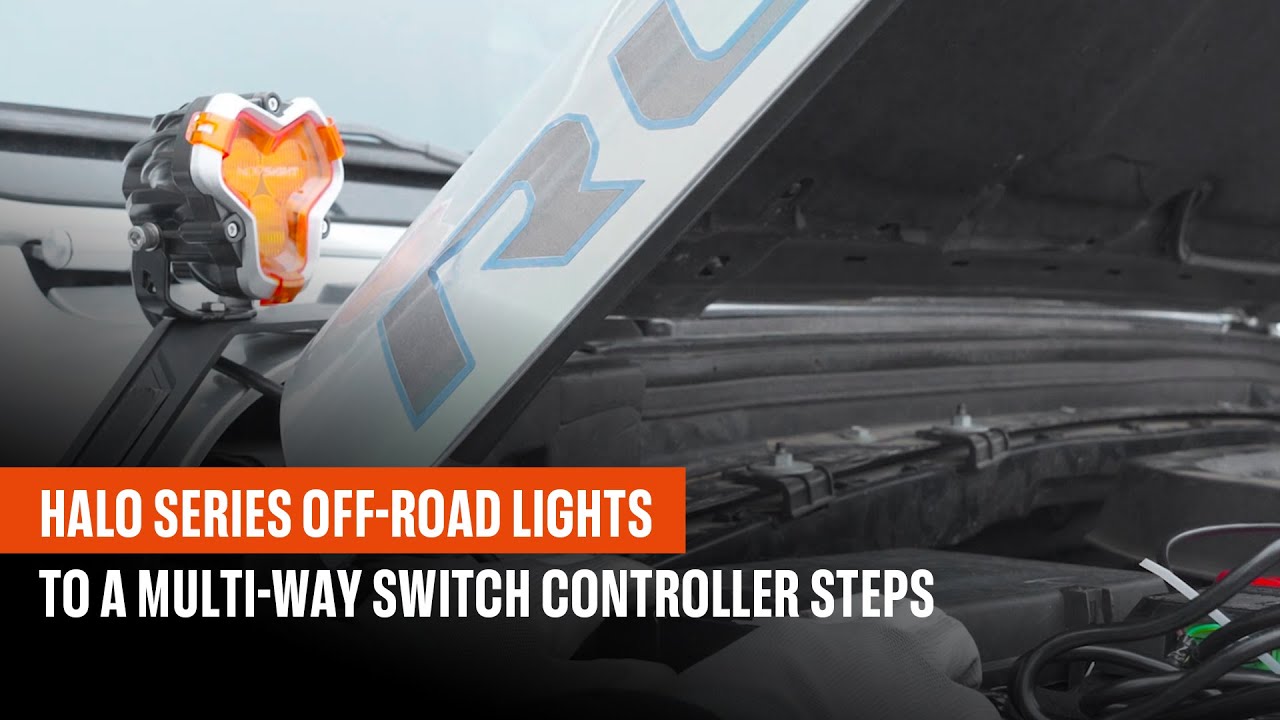 HALO Series 4.5インチ LED Pod Lights with DRL 35W Twin Light Kit